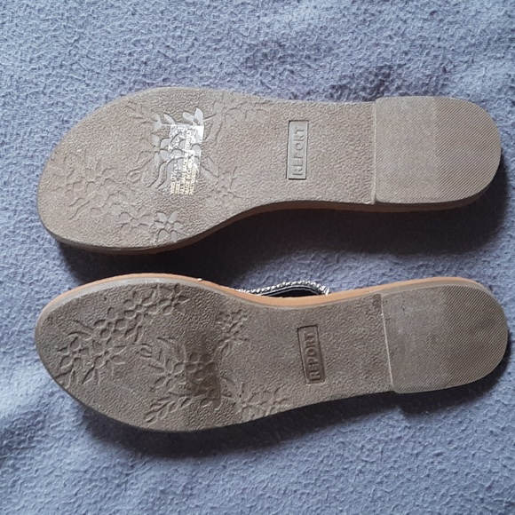 REPORT Thong Rhinestone Sandal NEW 7.5 - Picture 2 of 3
